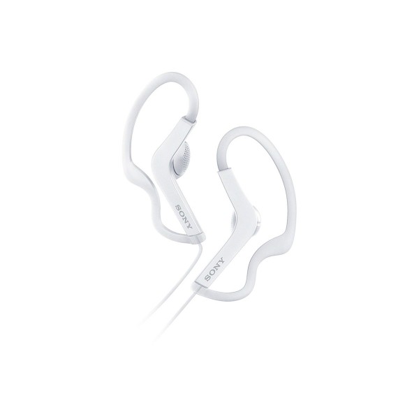 Sony mdr-as210 blanco auriculares deportivos internos con diseño resistente al sudor