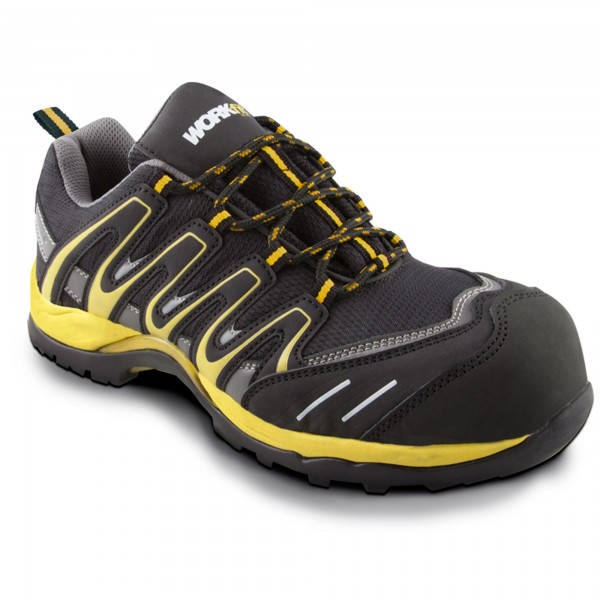 Zapato seguridad  workfit trail amarillo n.39