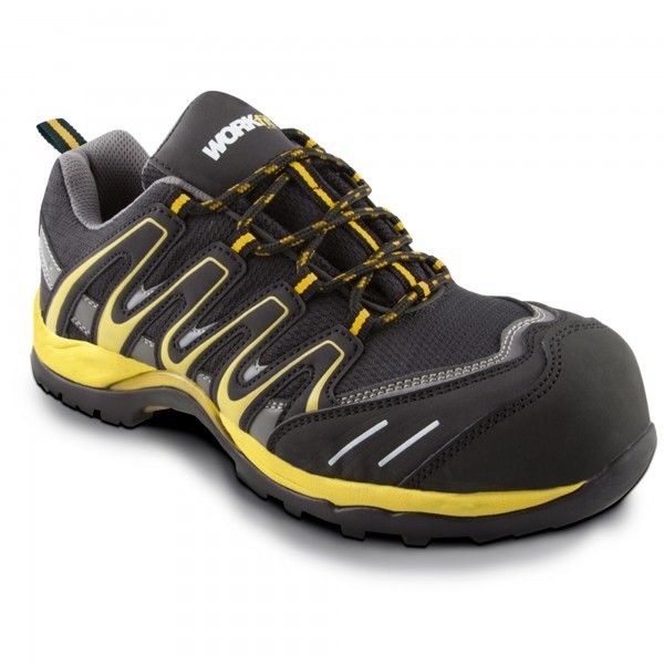 Zapato seguridad  workfit trail amarillo n.37