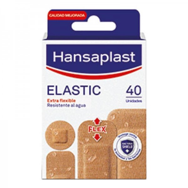 Hansaplast Elastic Aposito Adhesivo 40 Uds Surtido Diferentes Tamaños