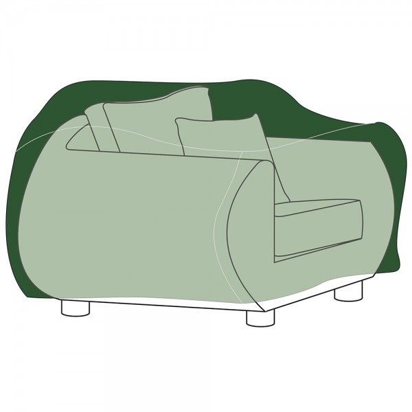 Funda de protección, cubre sillón, 130 x 90 x 70 cm, 240 g/m²