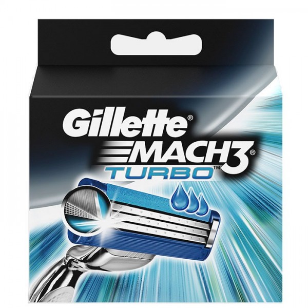 Gillette Mach3 Turbo 4 recambios