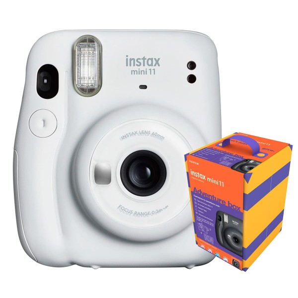 Fujifilm instax mini 11 blanco (ice white) adventure box
