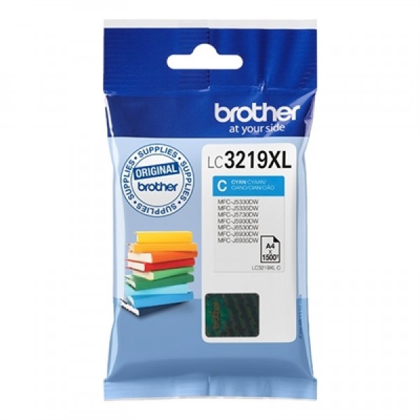 Brother cartucho lc3219xlc cyan