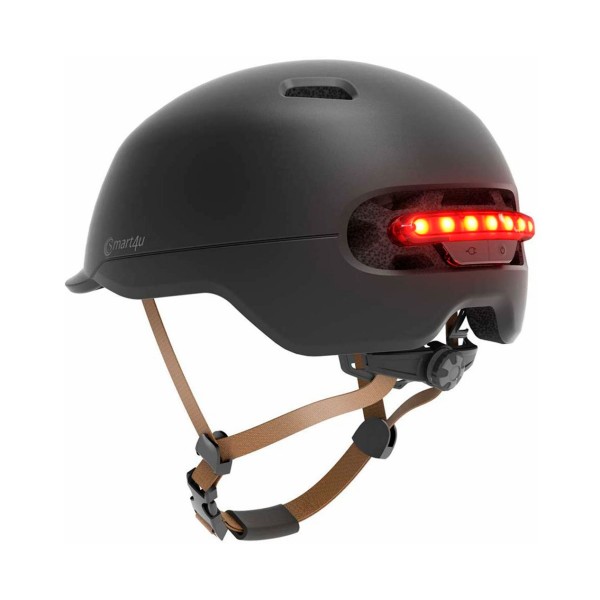 Whinck smart helmet smart4u sh50 black / casco con led trasero en talla m