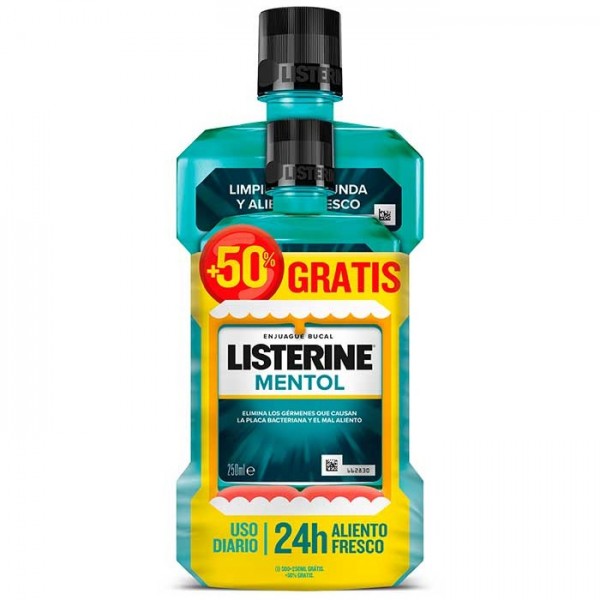 Listerine Enjuague Mentol 500 ml + 250ml