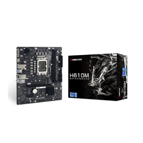Biostar placa base h610mhp 2.0 ddr4 matx lga1700