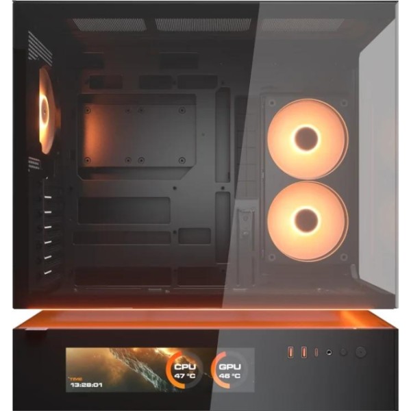 Cougar caja semitorre cfv235 vision black