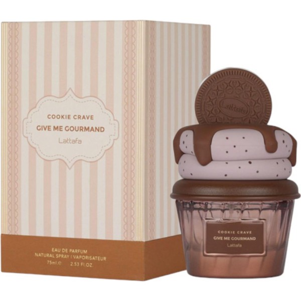 Lattafa give me gourmand cookie crave eau de parfum 75ml vaporizador