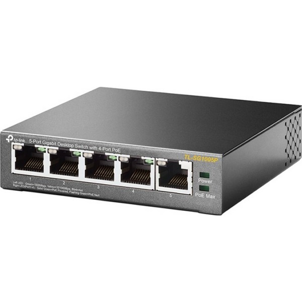 Tp-link tl-sg1005p switch 5xgb 4xpoe