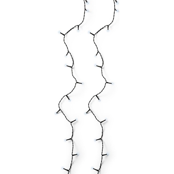Guirnalda basic multifunción, uso exterior, blanco frío, 360 leds, 27 m